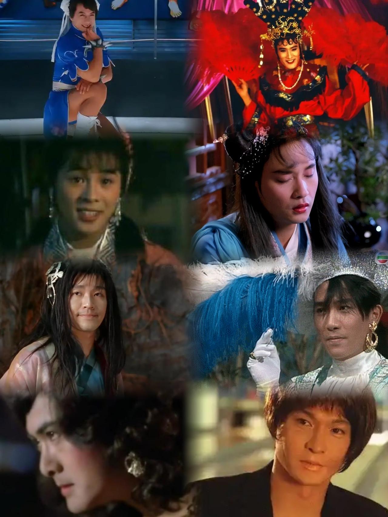 你敢信？港片巅峰期最红的七位巨星都曾是女装大佬。一起来看他们的表现如何：1，