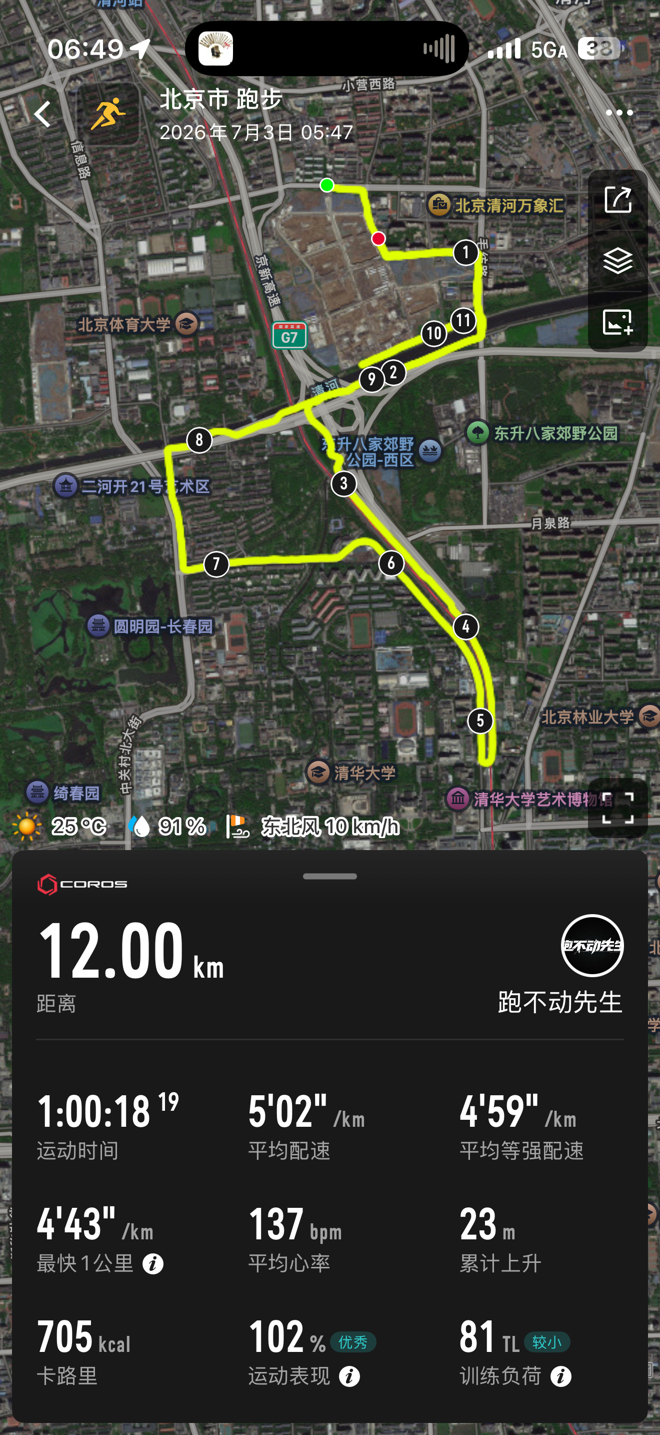 跑不动先生的日常今天这天气我还是早晨跑吧！其实我还挺好奇中午有没有人去跑步的