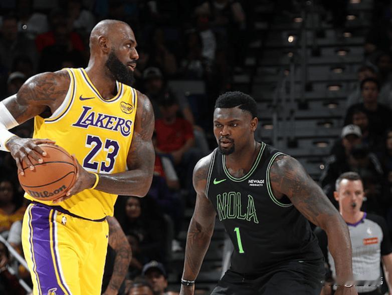 胖虎锡安谈詹姆斯：“勒布朗还是老样子。”“还是那么出色。”“他今天得