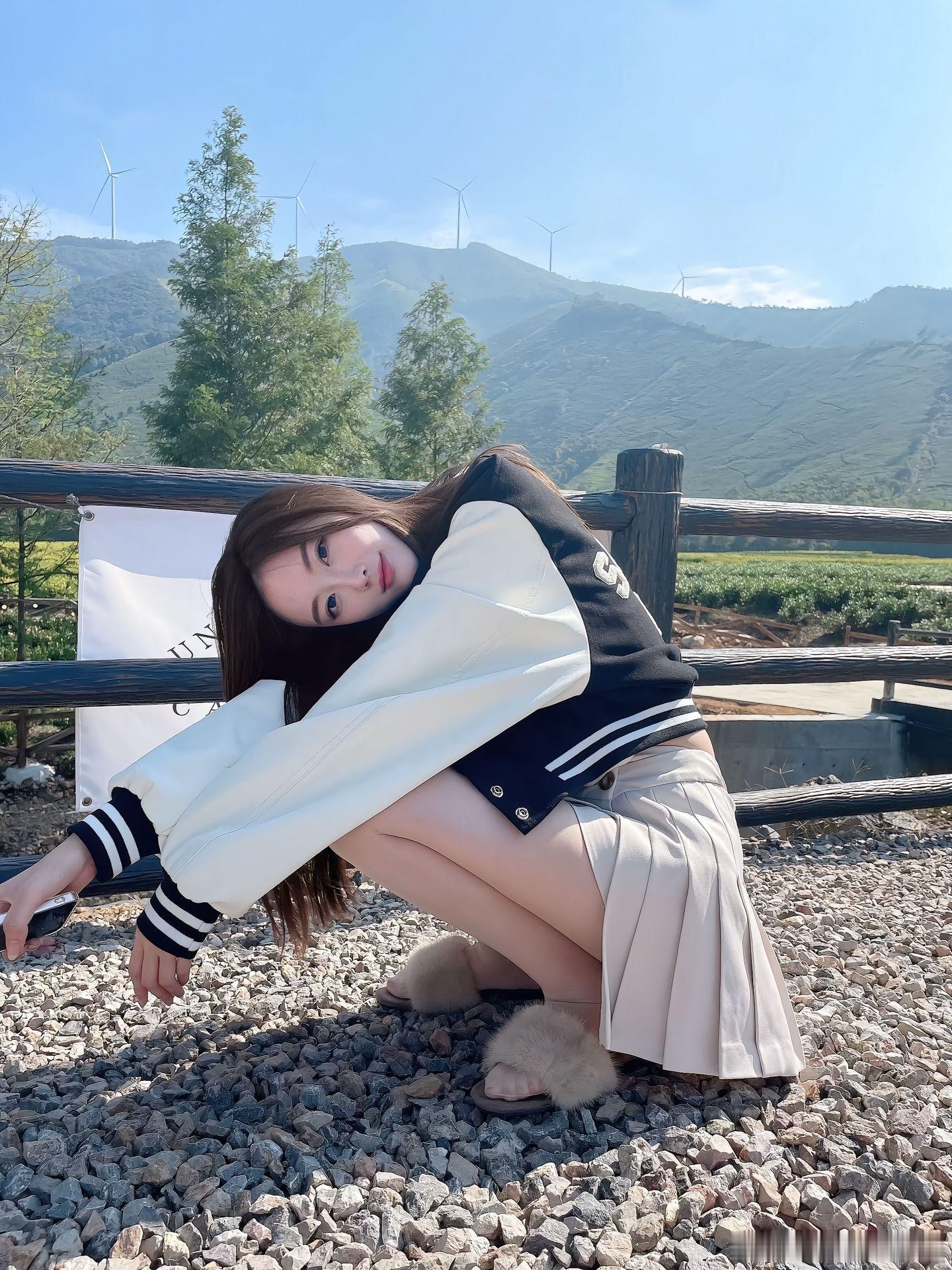 街拍露营美女精彩人像​​​