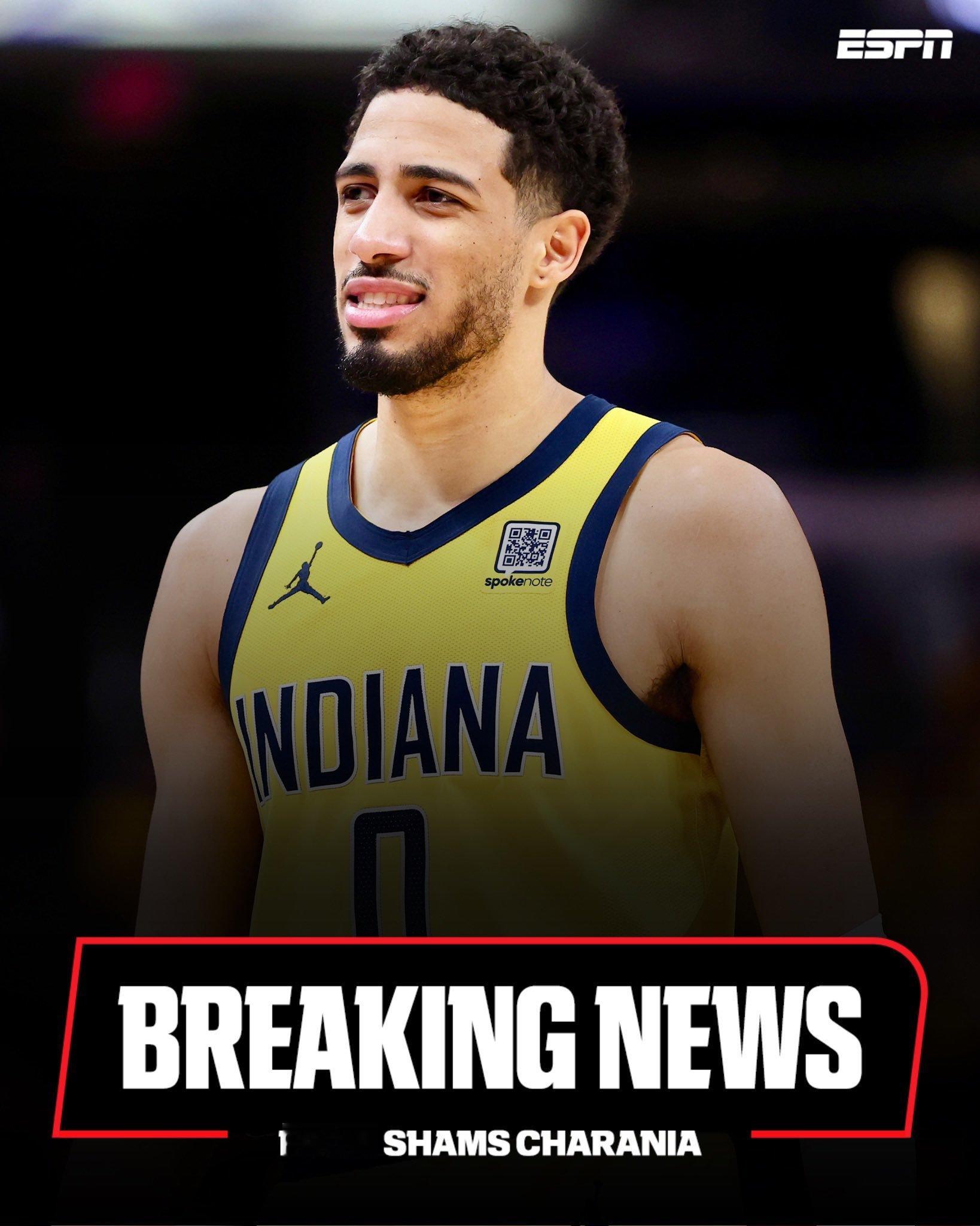 伤病滚粗！根据ESPN记者Shams的报道，有消息人士向ESPN透露，印第安纳步