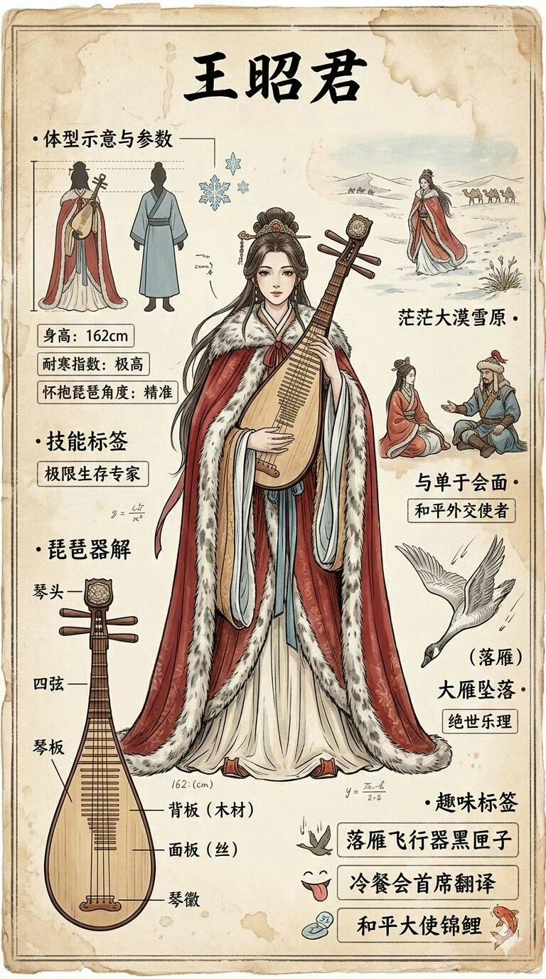 古代四大美女。
