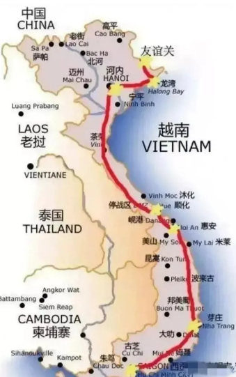 越南是铁了心想要中国高铁技术，正忙着做宣传，明确提出要和中国“车同轨”，但是技术
