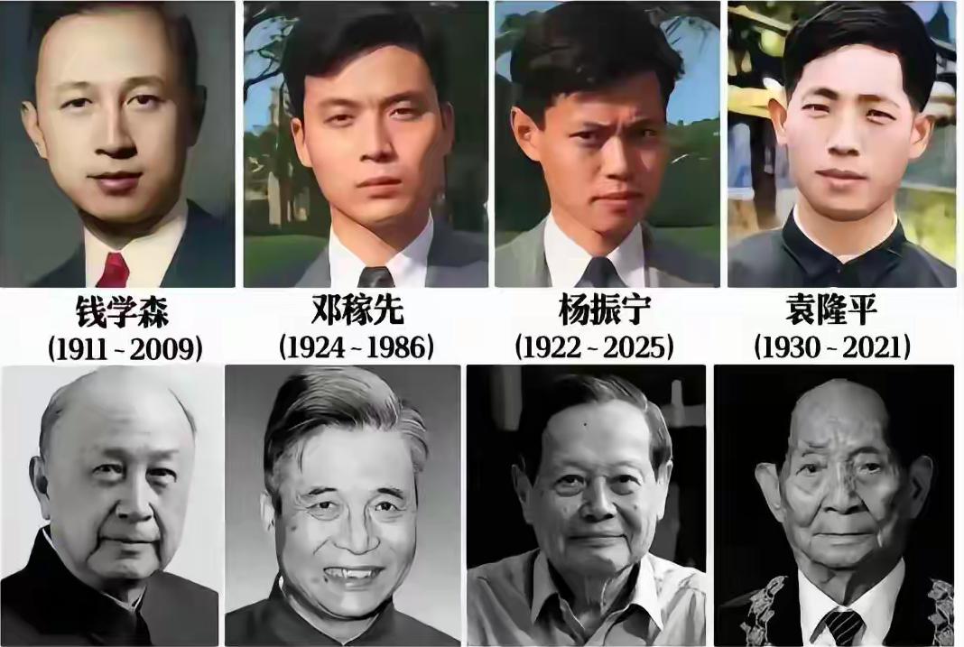 向钱学森、邓稼先和杨振宁，以及袁隆平四位伟大的科学家致以崇高的敬意！感谢您们为祖