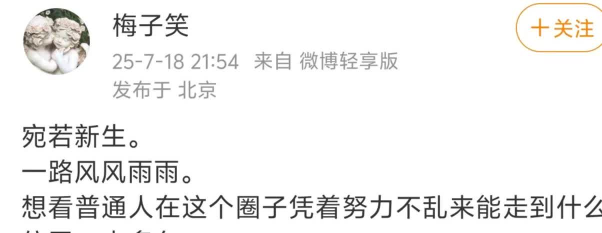 昨天肖战终于摆脱团名，用回自己的名字。看到梅子笑老师的博文，感慨良多，真业内知道