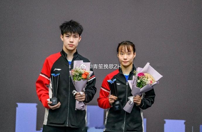 黄友政石洵瑶2比3印度组合2026年WTT常规挑战赛马斯喀特站混双决赛上演巅峰对