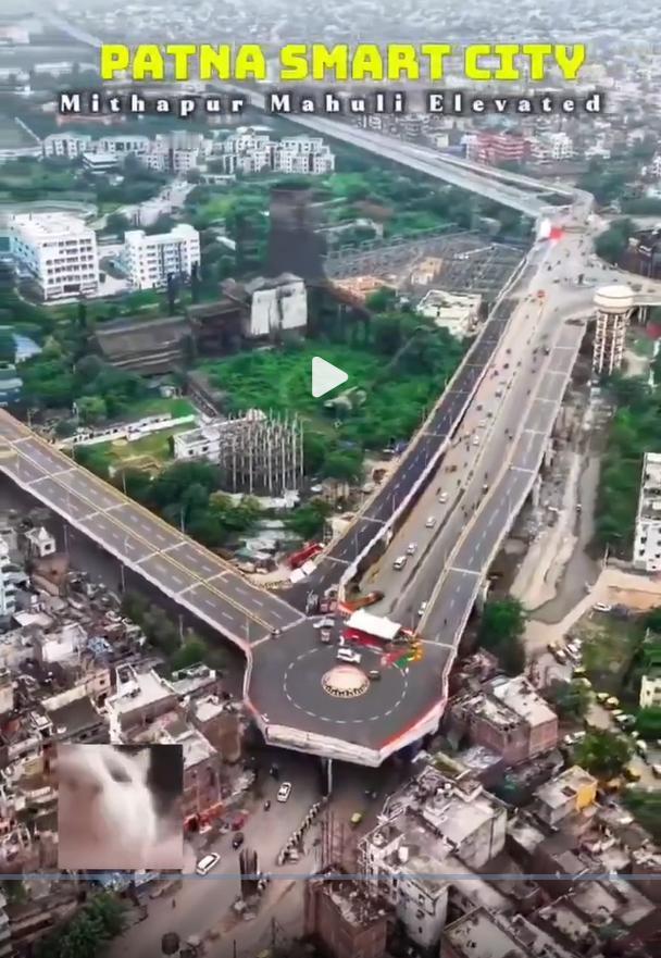 理解不了三哥的脑回路——这边上大把空地，高架桥设计成这样，难道是为了方便炫车