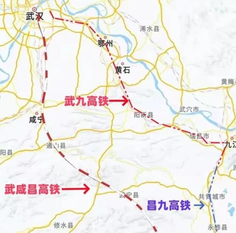 武汉至南昌高铁新规划陷入鄂赣两省博弈僵局，湖北省主推武九直通线强化武汉都市圈，江