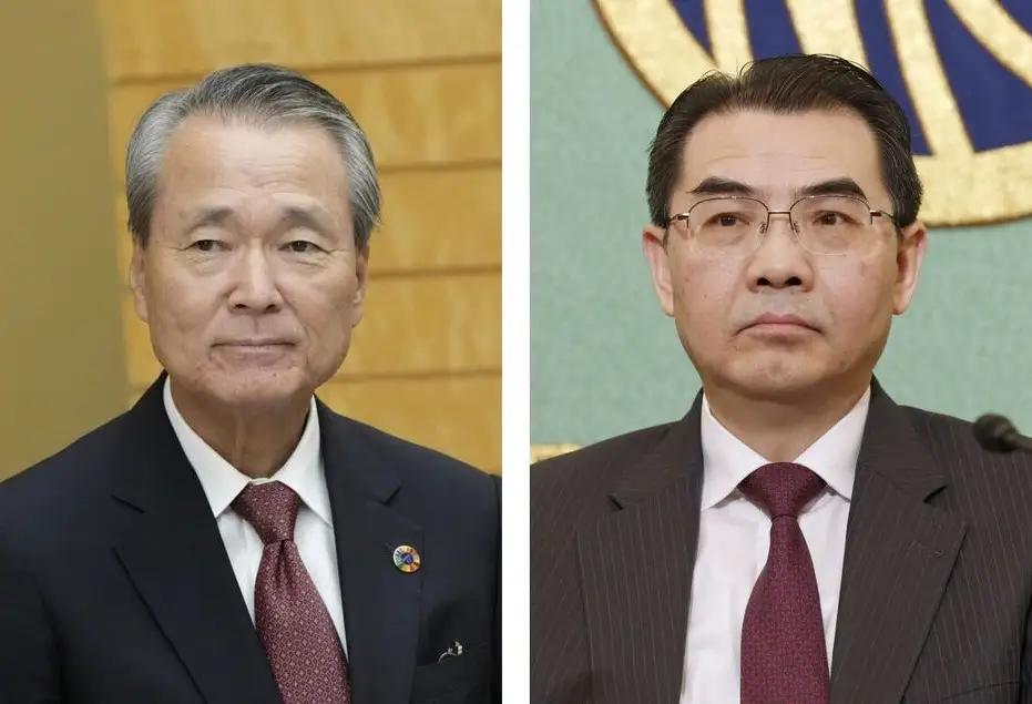 日本经济团体联合会会长筒井义信前脚会见了中国驻日本大使吴江浩，请求中方允许日本