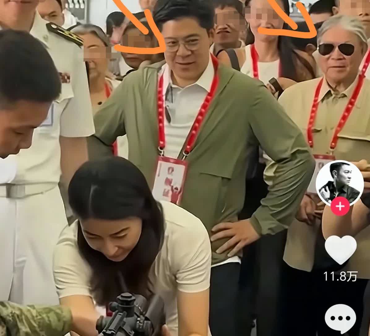 郭晶晶这排面，“假名媛”学不来！7月6号晶晶一家参观山东舰，直接把豪门