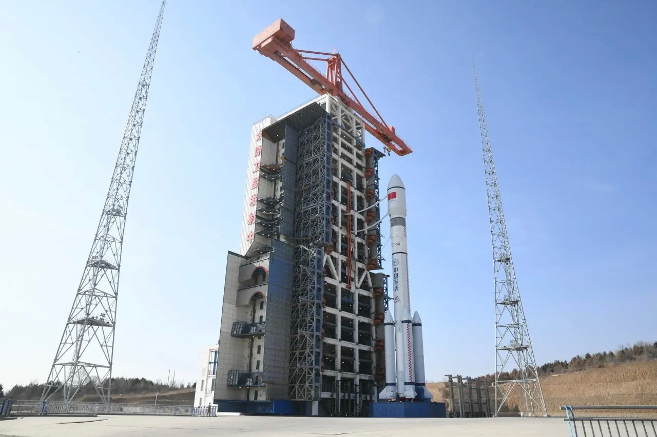 2026年3月15日21时22分，长征六号甲运载火箭在太原卫星发射中心成功发射，