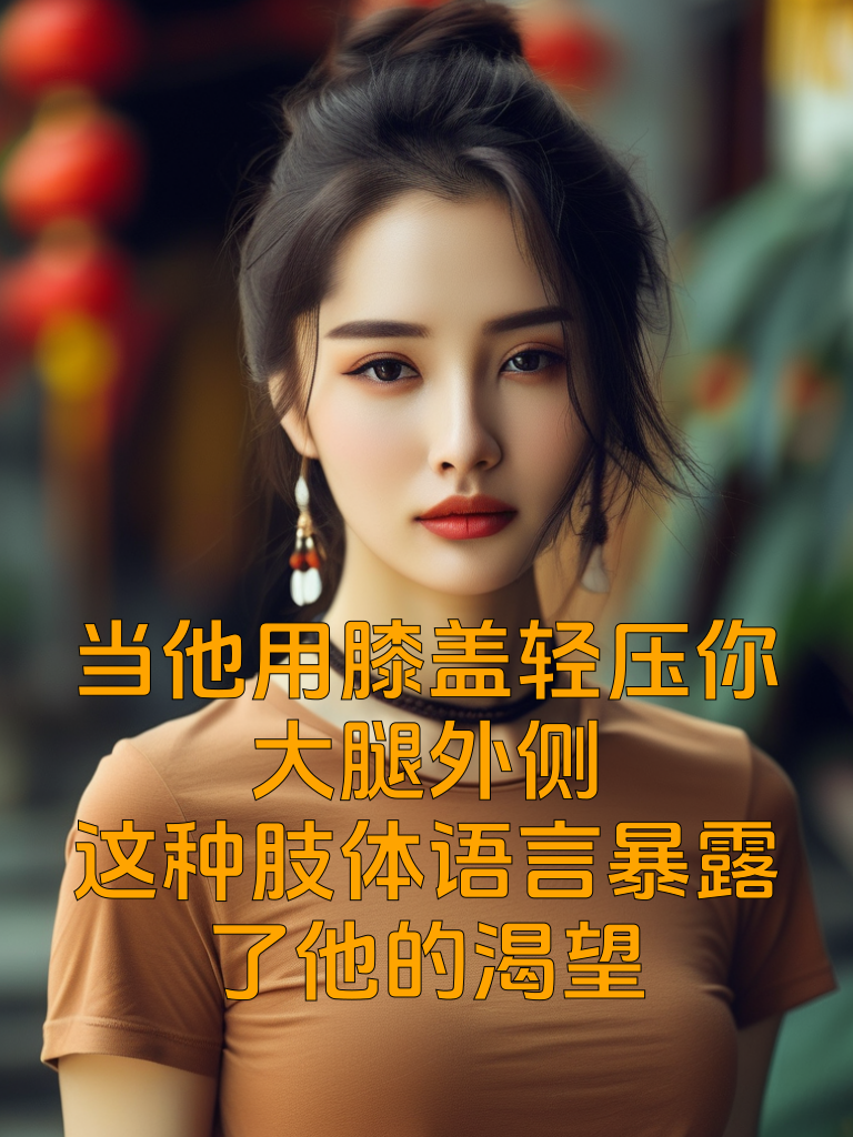 当他用膝盖轻压你大腿外侧：这种肢体语言暴露了他的渴望