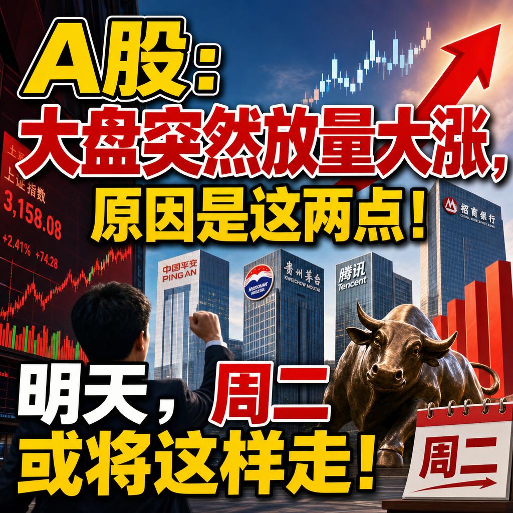 突然，A股放出历史第二天量！3.76万亿成交，4271亿增量资金涌入，沪指一举