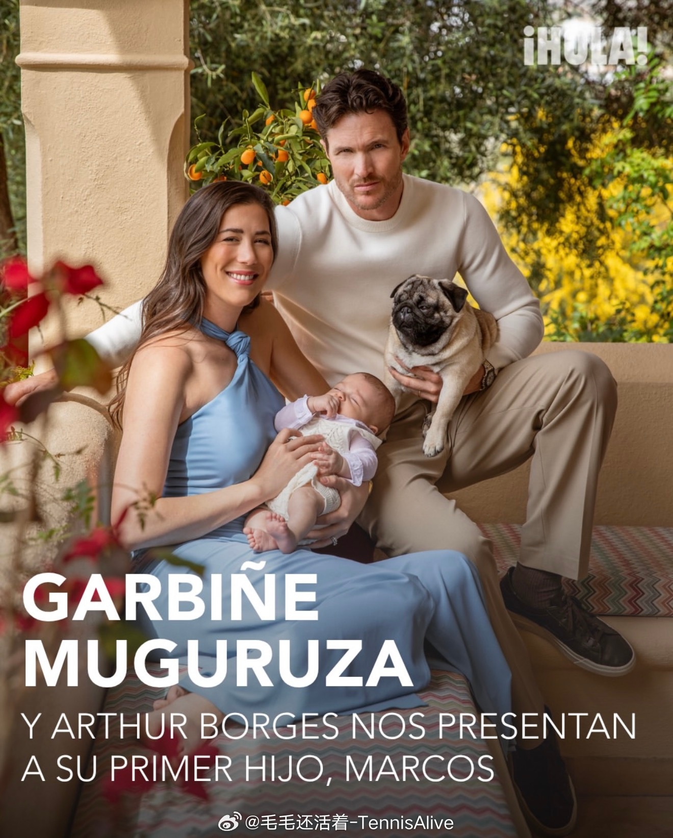 穆古鲁扎生完孩子后身材也恢复到了以前。