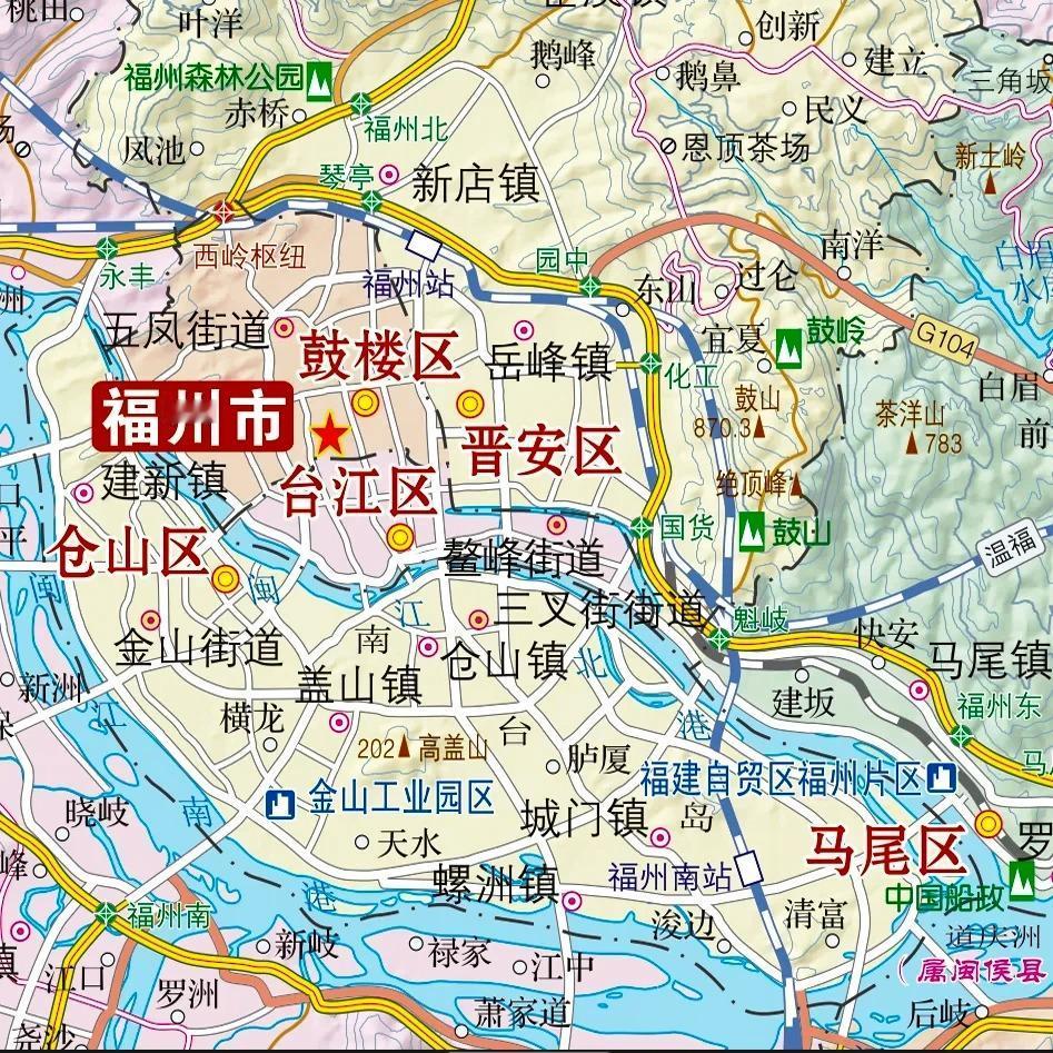 福建冷知识，福州市台江区面积只有18平方公里左右，是福建省较小的市辖区。鼓楼区稍