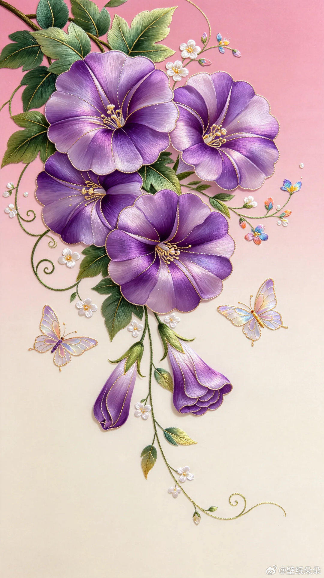 花开富贵·吉祥常伴～精美花卉锁屏壁纸