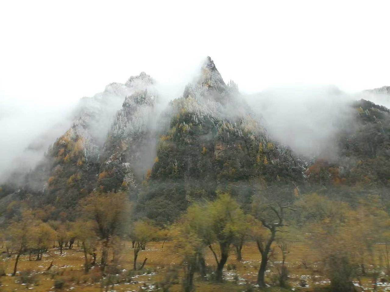 寻味四川四川成都四姑娘山雪景真美呀
