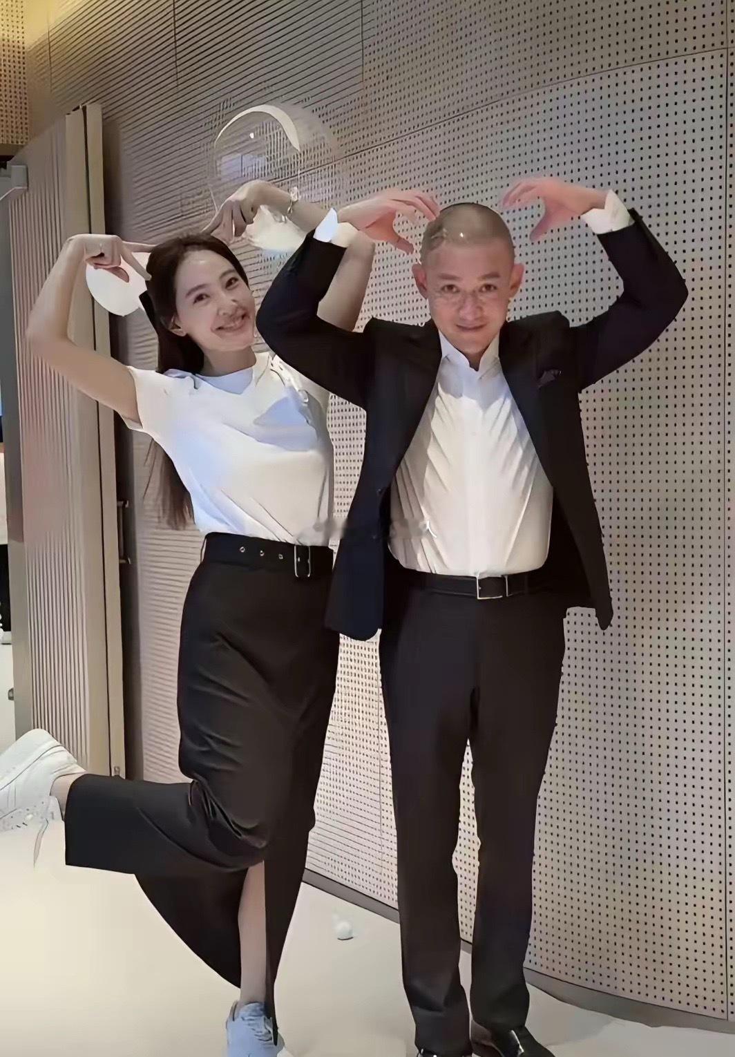 聂远老婆好漂亮啊，个子竟然跟他一样高！