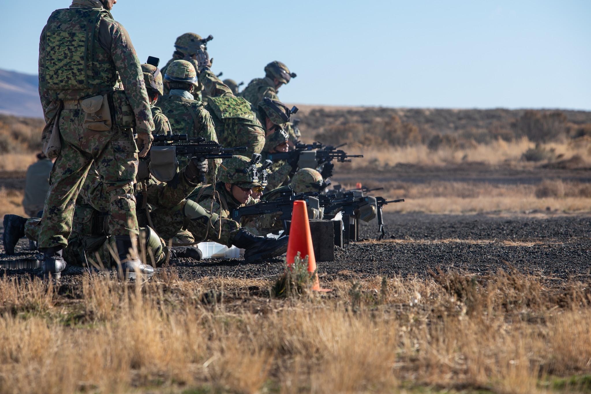 在美受训的第22即応機動連隊烽火问鼎计划