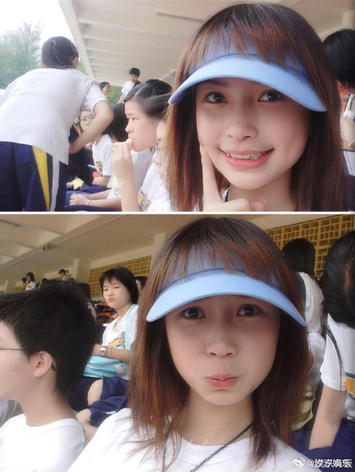 Angelababy13岁旧照考古到Baby十三岁校园旧照直接被惊艳到！没有美颜