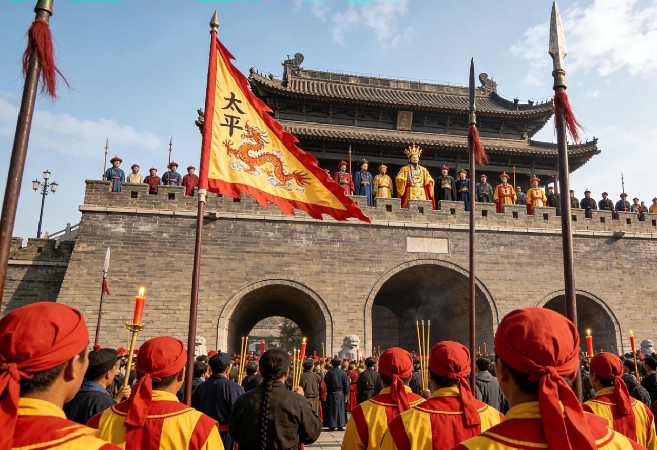 太平军攻克江宁之后，杨秀清下令，灭满城。咸丰三年三月十九日，太平军攻破江宁（