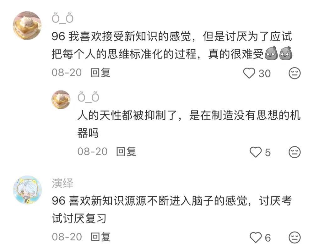 如果学习不是为了考试就好了....