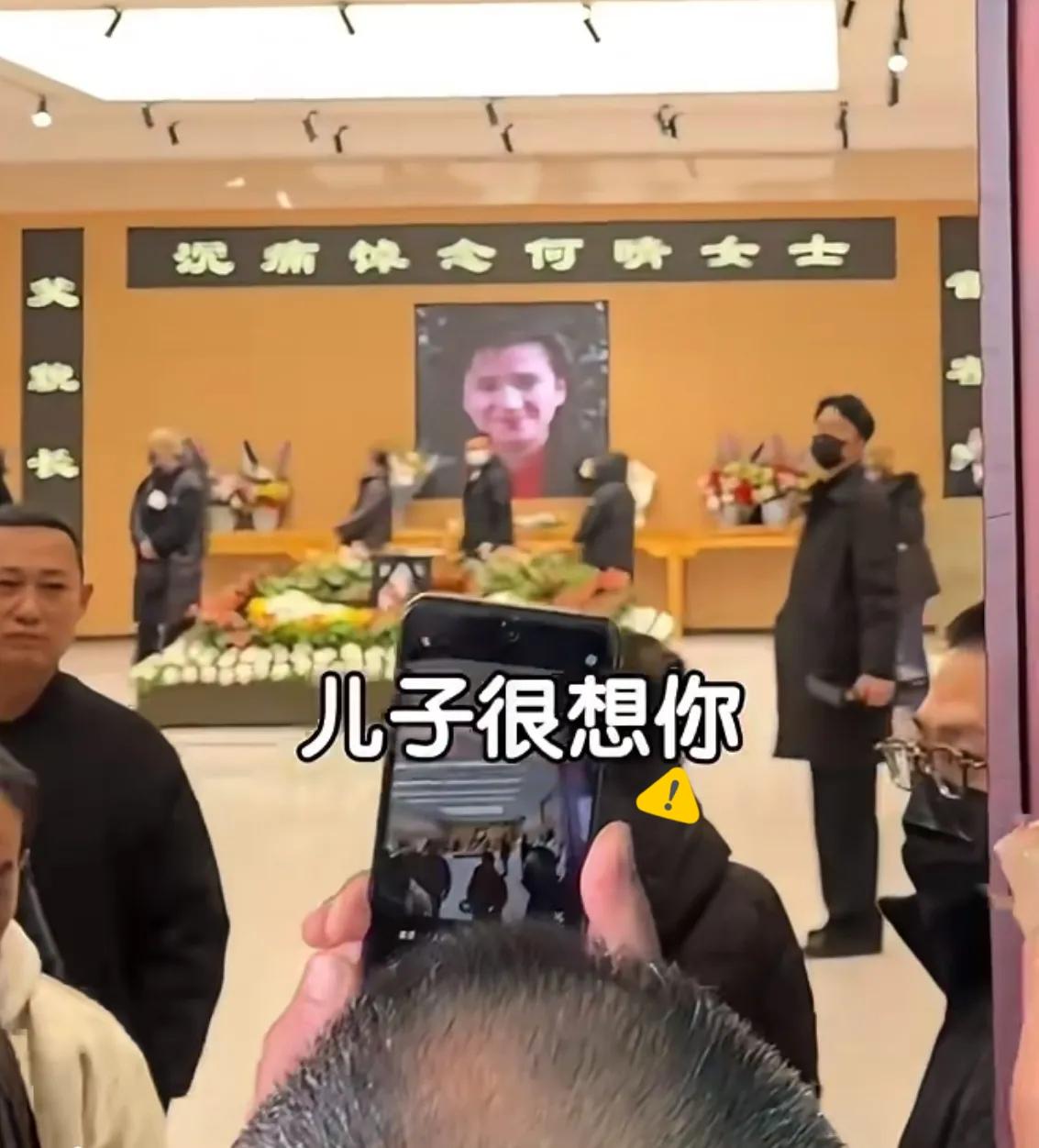 何晴儿子念悼词，路过的人都听不了一点。原来何晴去世前已经昏迷了十几天，她最后