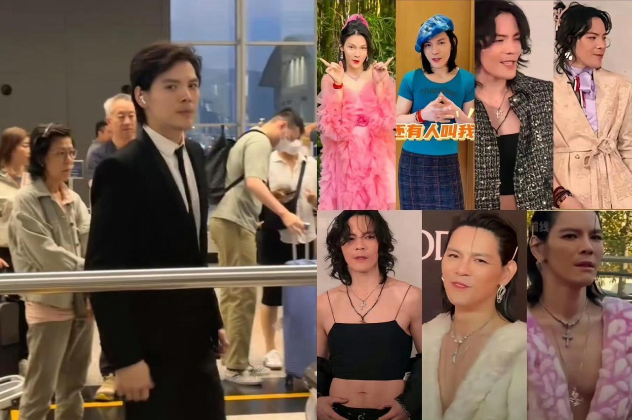 向太的大儿子向佐又“教”了大家一招！你看他之前奇装异服，穿的男不男女不女，给