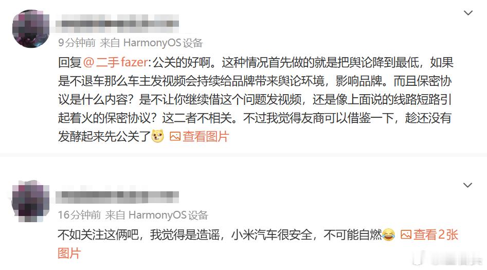 小米官方发布公告前几分钟，其实还有人在评论区刷，很多网友都说不知道小米汽车昨天下