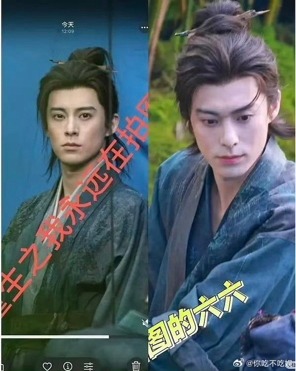 不在精修图下的王鹤棣，这差距是不是多少有点大了