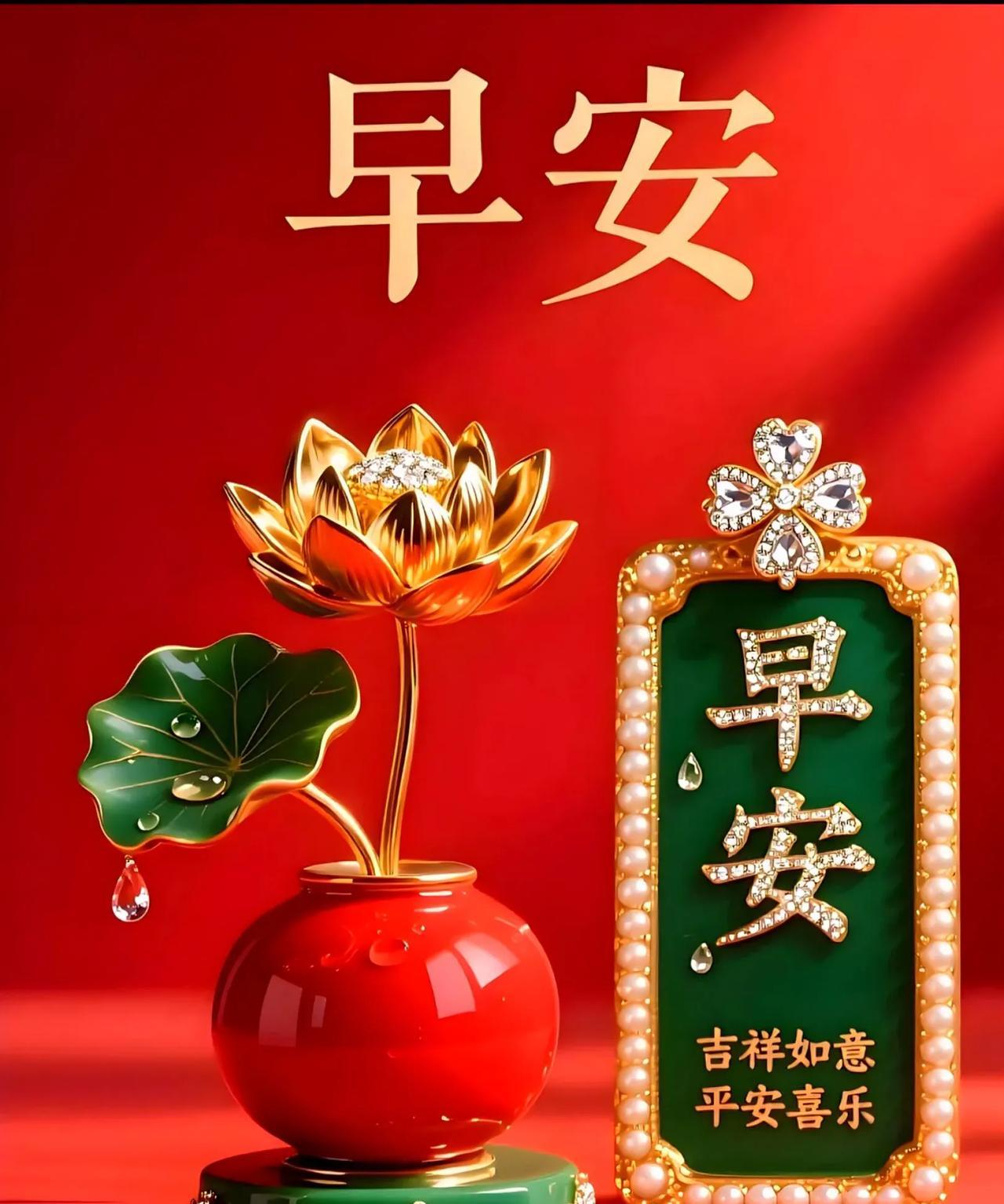 晨光破晓洒尘寰，似金纱幔落人间。愿君今日心欢畅，好运如潮常相伴。笑颜常展