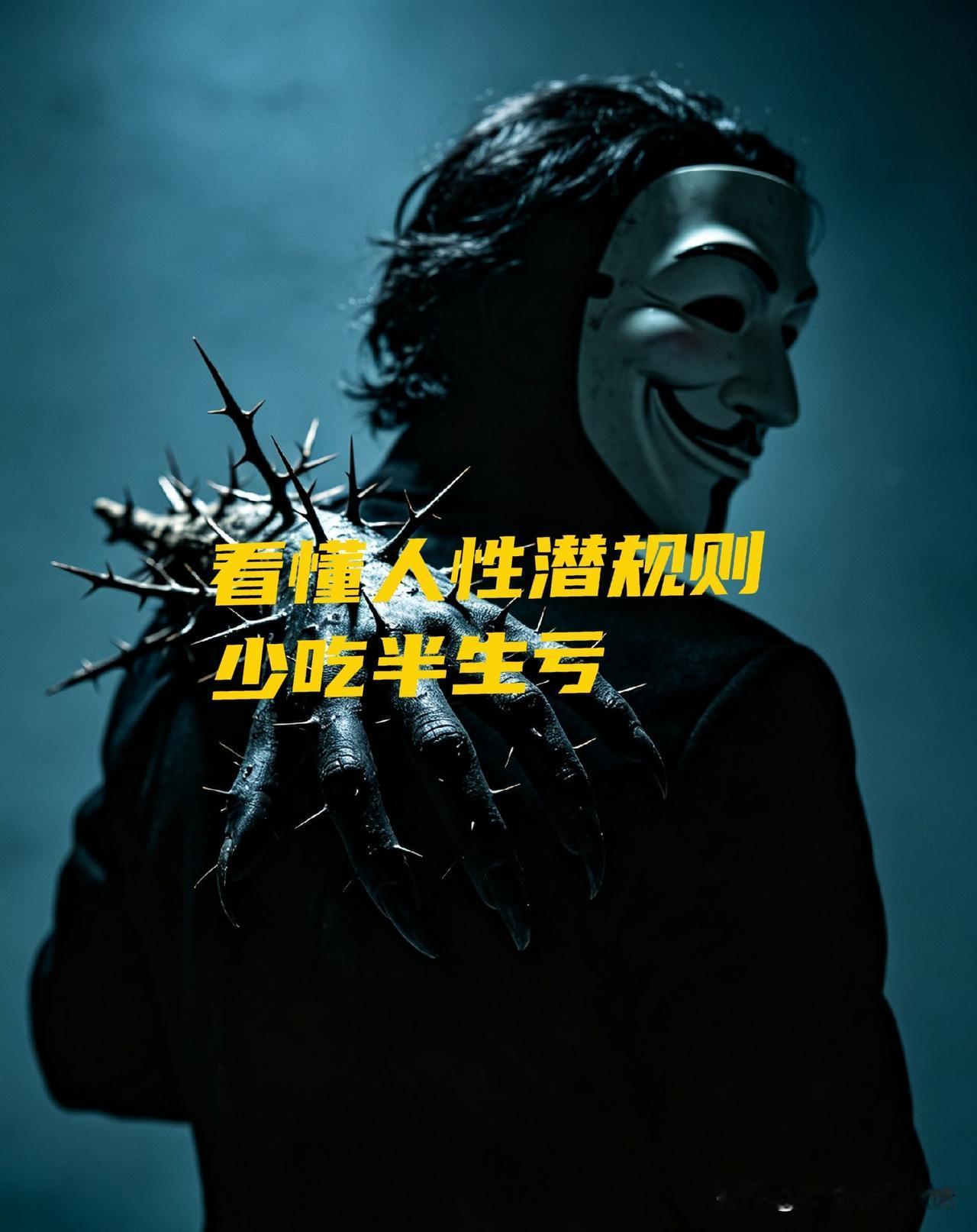 看懂人性潜规则，少吃半生亏做人一定要懂点人情门道，学会看透人心藏