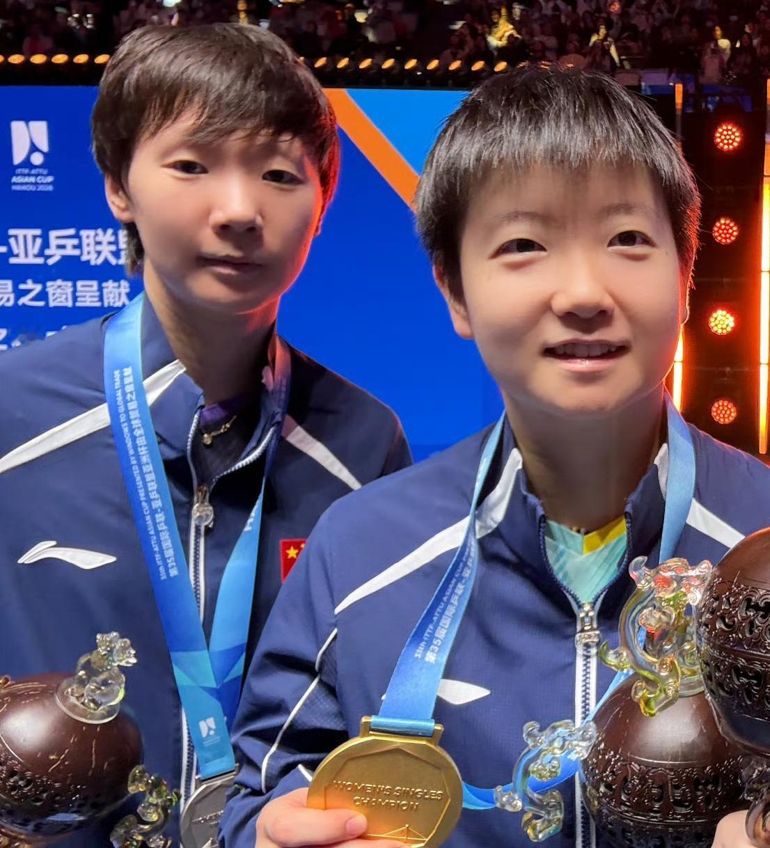 孙颖莎和王曼昱交手战绩的相关数据★2026年交手一次，王曼昱