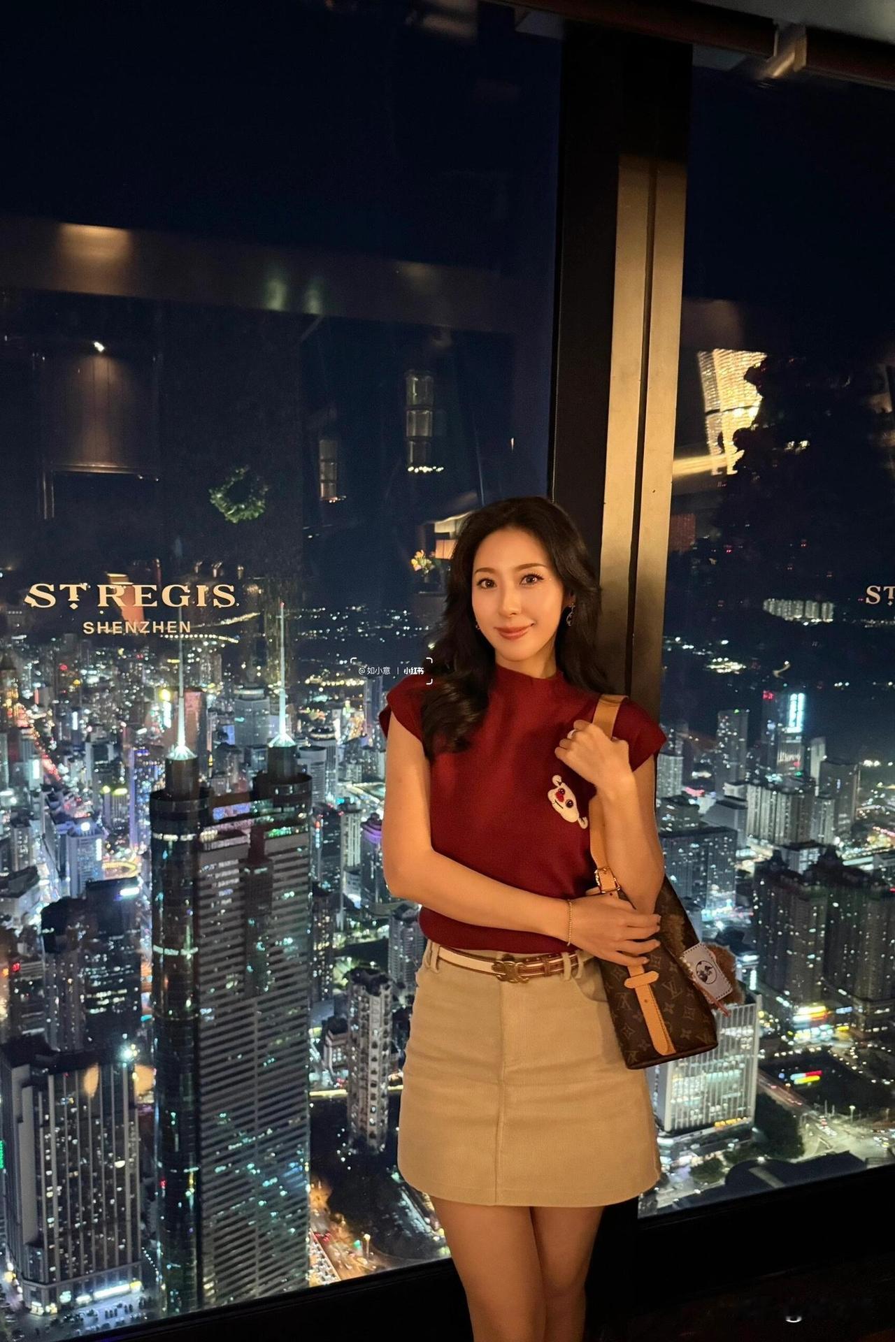 深圳瑞吉📍真是富贵迷人眼~应该是我心目中的To1高空氛围圣地了可以俯瞰深圳