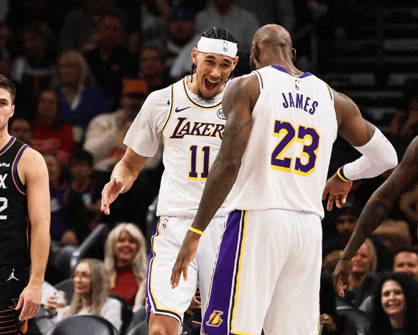 湖人本赛季的投篮质量是詹姆斯加盟以来最好的表现。湖人本赛季目前全队投篮命中率5