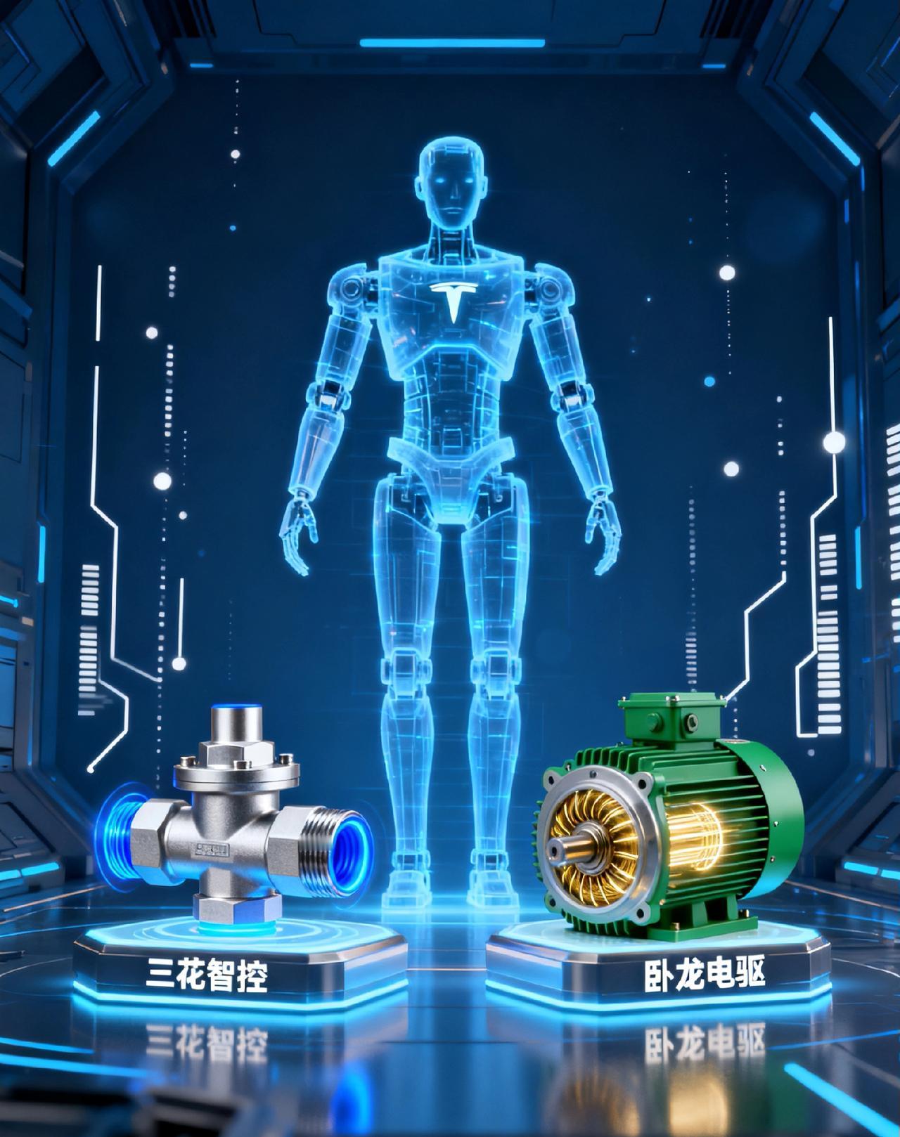 实质利好！特斯拉机器人引爆供应链！卧龙电驱、三花智控加速跟涨：隐