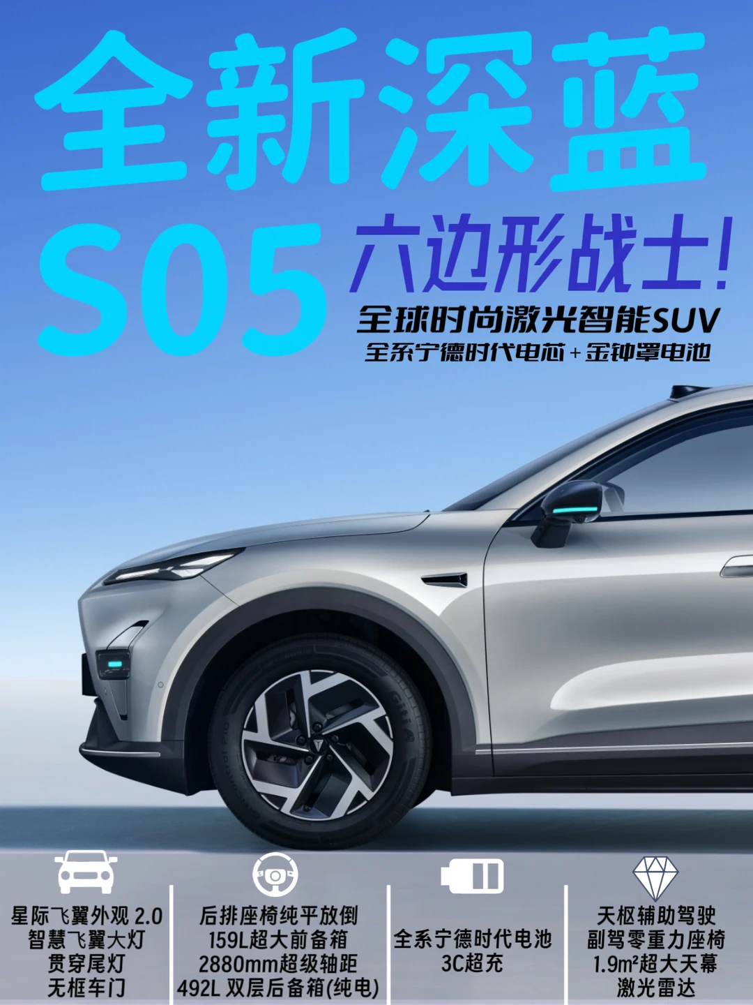 全新深蓝 S05六边形战士！
