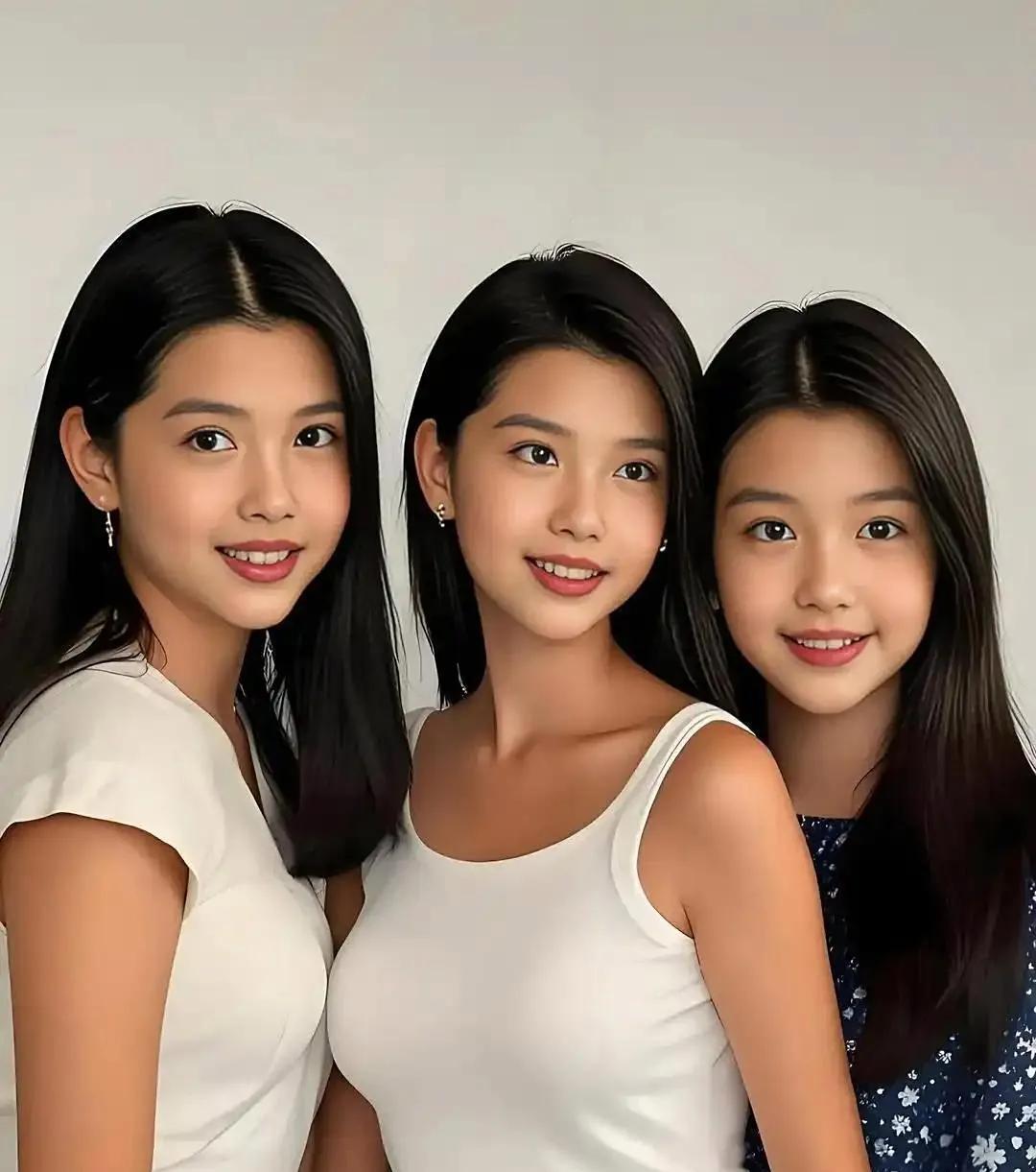 香港女神邱淑贞有三个可爱女儿，颜值长相一个比一个美，身高1.65米，她曾是香港最