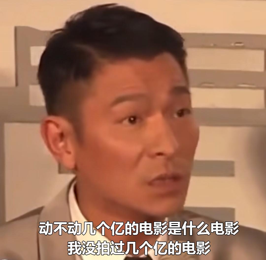 刘德华说，自己的公司投电影，从来没有超过3000万，因为他没有那个能力。