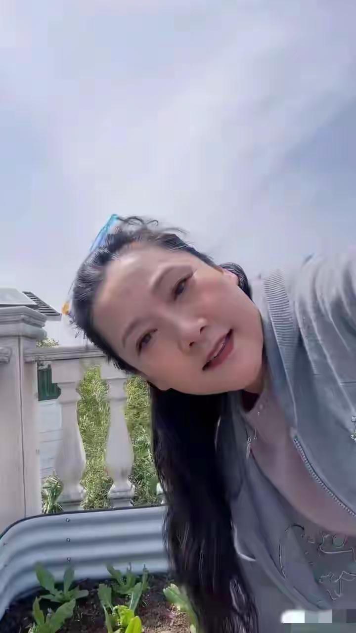 63岁的何赛飞，一头黑发里悄悄藏着几缕银丝，却丝毫不显老态。在自家小院里，她俯身