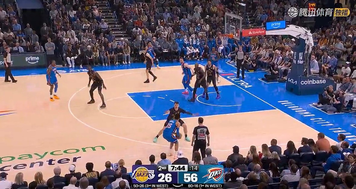 湖人vs雷霆｜崩了崩了！不会今天有惨案吧