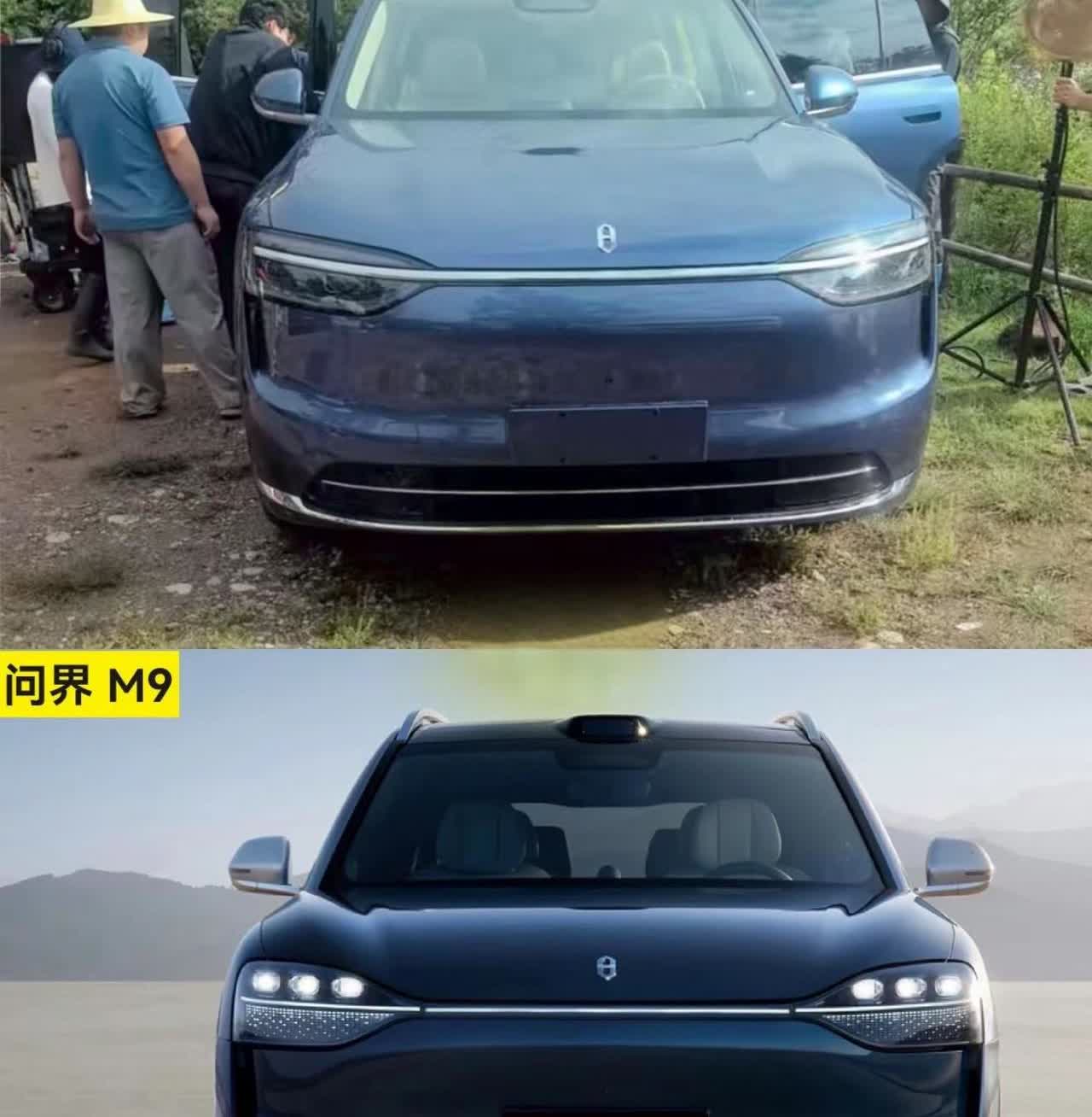 新款问界M7曝光！小M9这把稳了🔥问界M7无伪装实车曝光！前后没有使用贯穿灯，