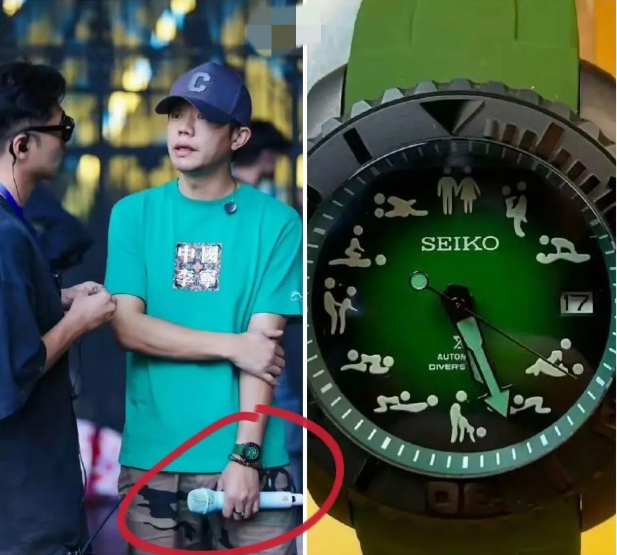 曾毅一定做梦都没想到，会因为戴的手表上的图案成为众矢之的！手表的图案确实欠妥（