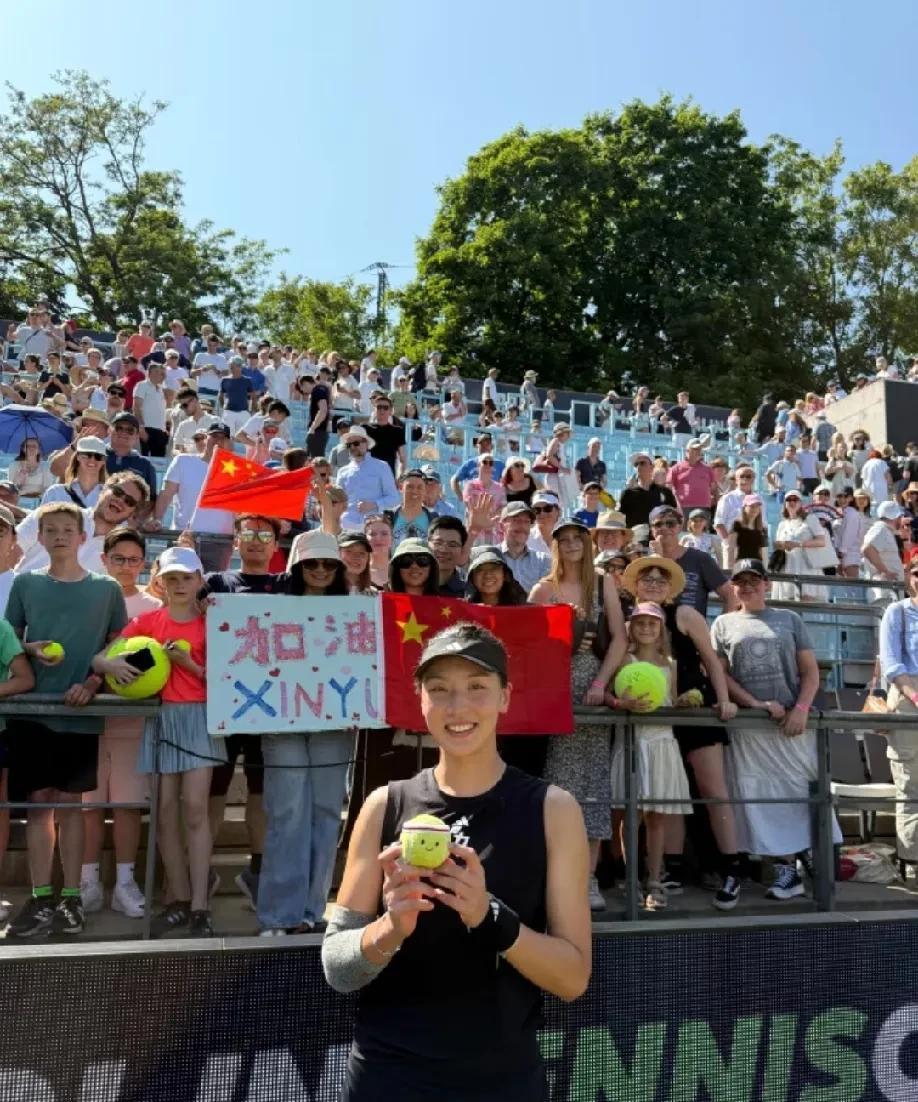 王欣瑜再拼一拼吧，如果排名能进世界前二十，中国就有两位女子网球运动员进前二十了，