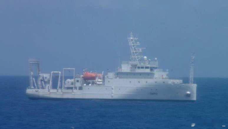 日本海保称8月4日台湾“新海研一号”调查船驶入德之岛西北偏西335公里的“日本专