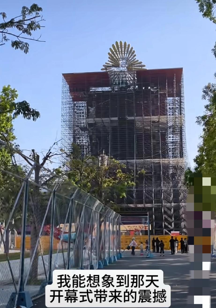 广州。网友发视频称:广州体育中心残特奥会开幕式的会场已经在悄悄拆除了……评论区
