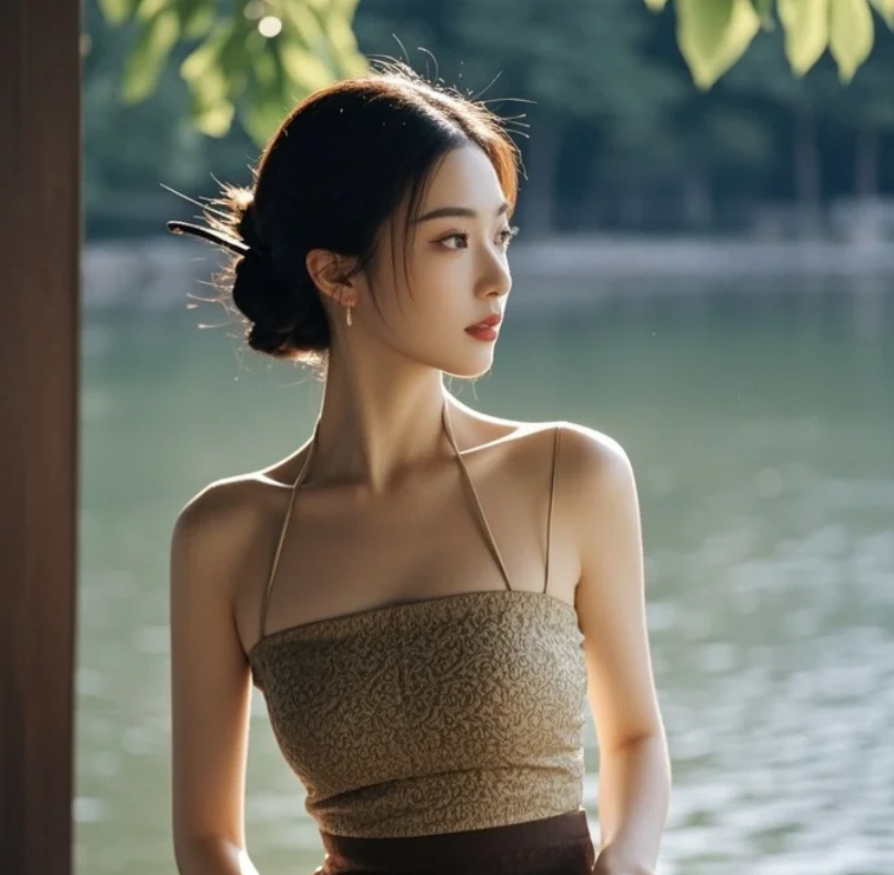她的气质，是温婉，也是独立