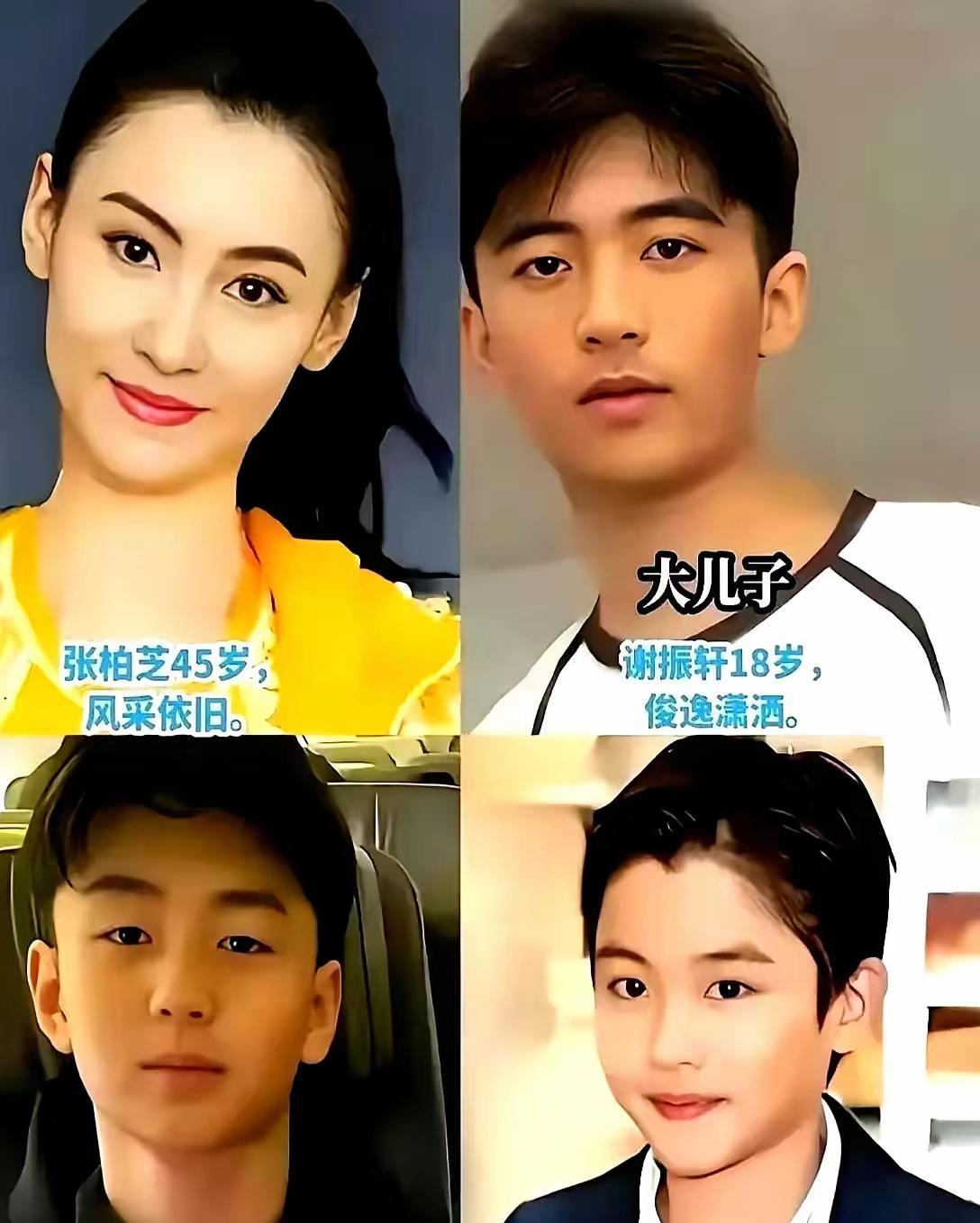 张柏芝说：“最爱大儿子，因他是第一个孩子”。张柏芝的偏心，把最多时光给大儿子Lu