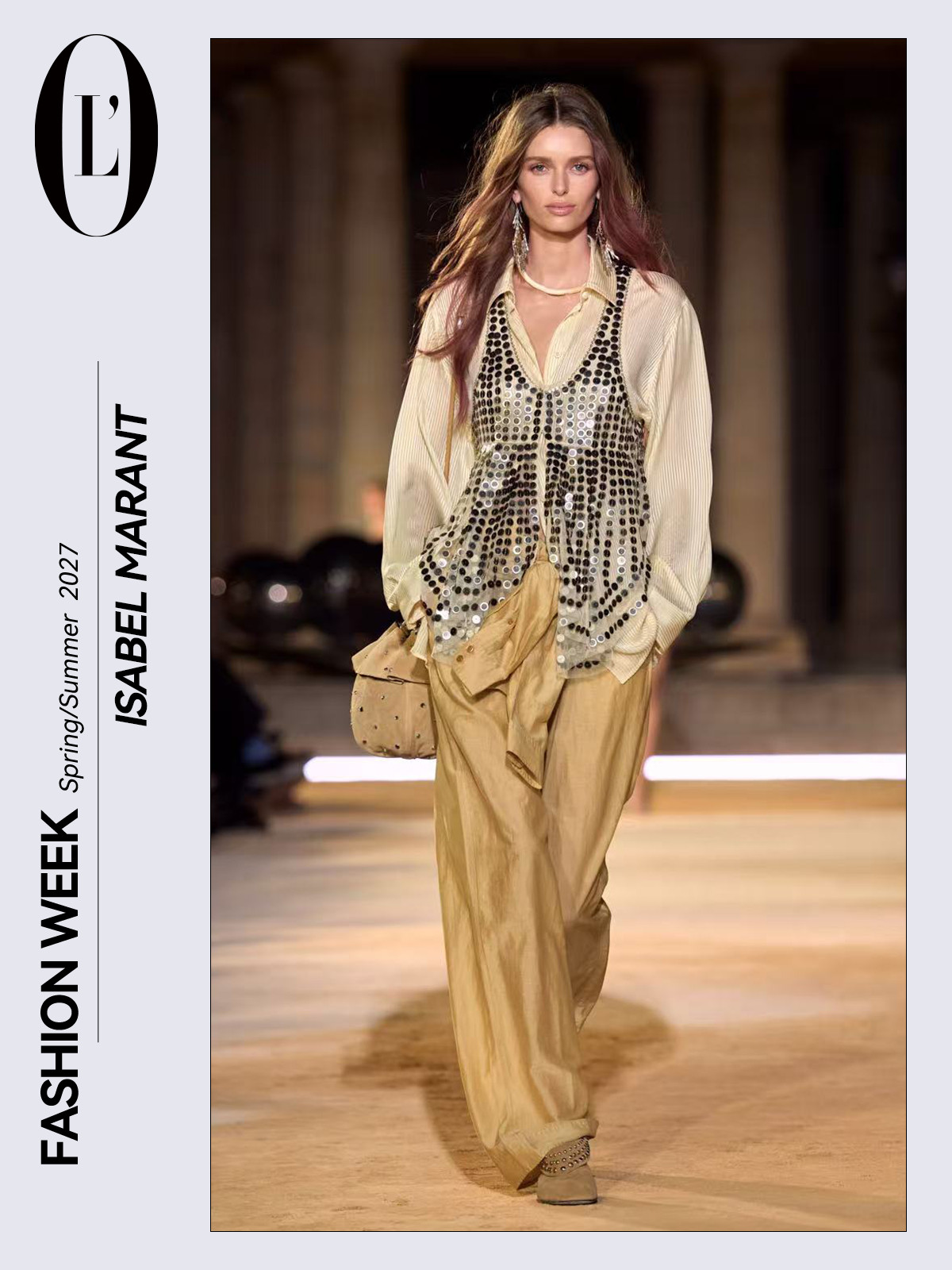 #巴黎时装周#灵感始于洛杉矶，Isabel Marant 2027 春夏系列以纯粹、清晰而自信的廓形