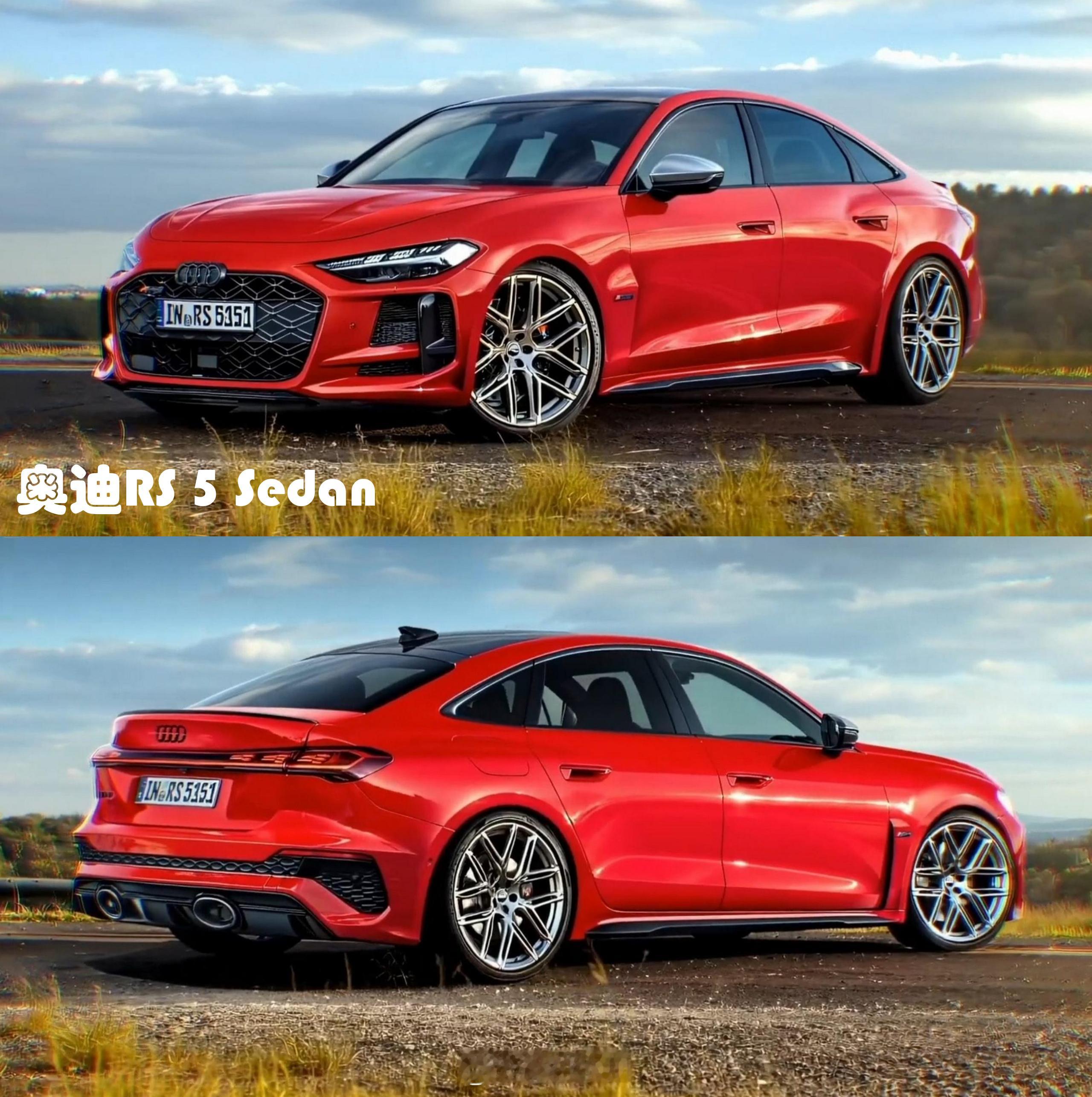 奥迪全新奥迪RS5渲染图全新奥迪RS5SedanandAvant